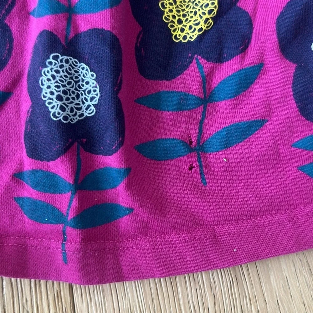 Tea collection Floral Pink Kids Dress 6
